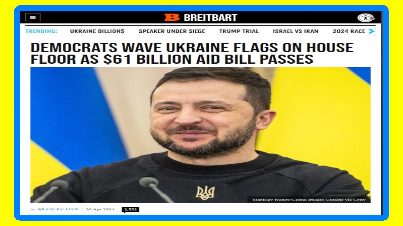 Democrats Wave the Ukranian Flag on the House Floor