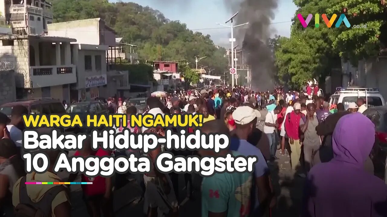 NGAMUK! Warga Haiti Turun Gunung, Gantung dan Bakar Hidup-hidup 10 Gengster