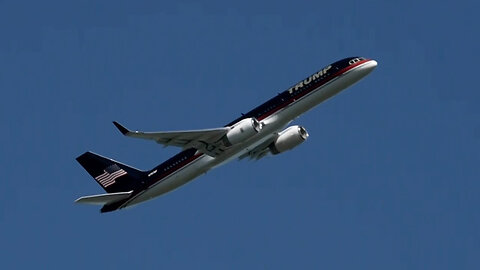 ‼️WATCH‼️ Trump Force One Does A Fly Over Rally Crowd In Butler, Pennsylvania