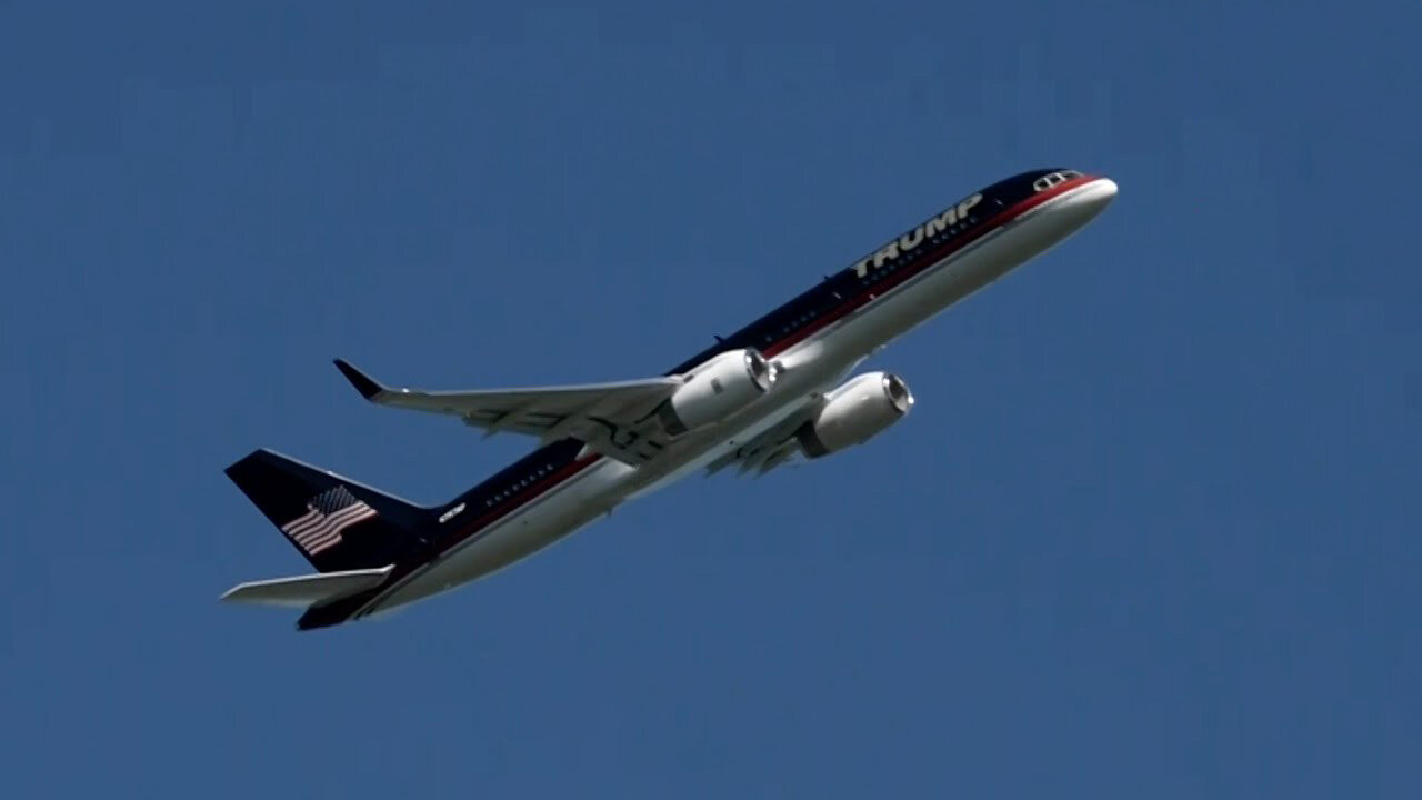 ‼️WATCH‼️ Trump Force One Does A Fly Over Rally Crowd In Butler, Pennsylvania