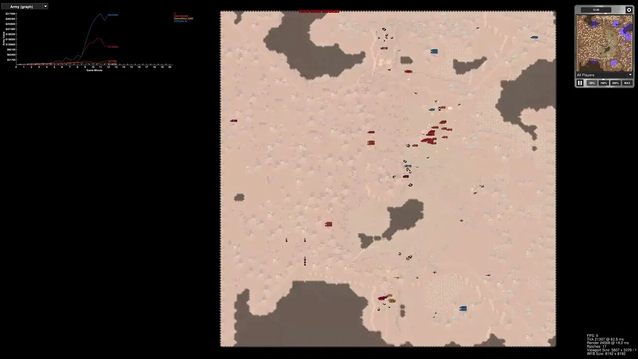 4k OpenRA Replay Recording - WW3 / ULTIMATE-AI (Melon)