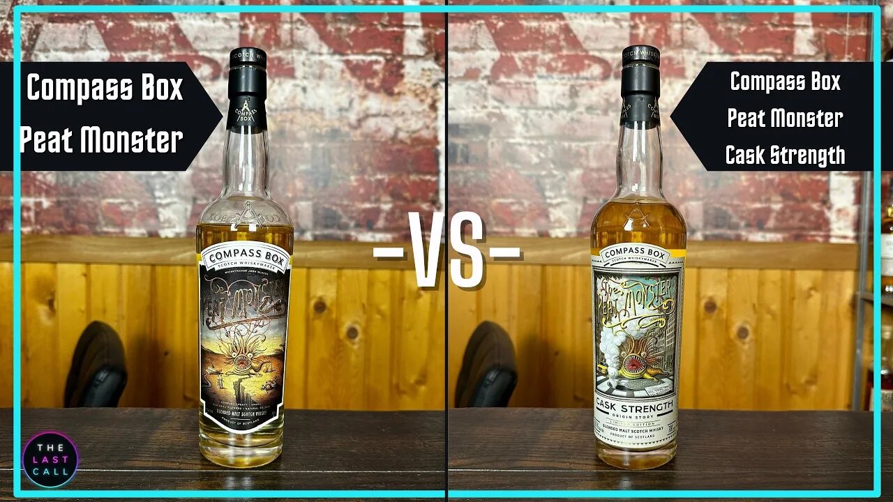 Compass Box Peat Monster VS Compass Box Peat Monster Cask Strength Comparisons!