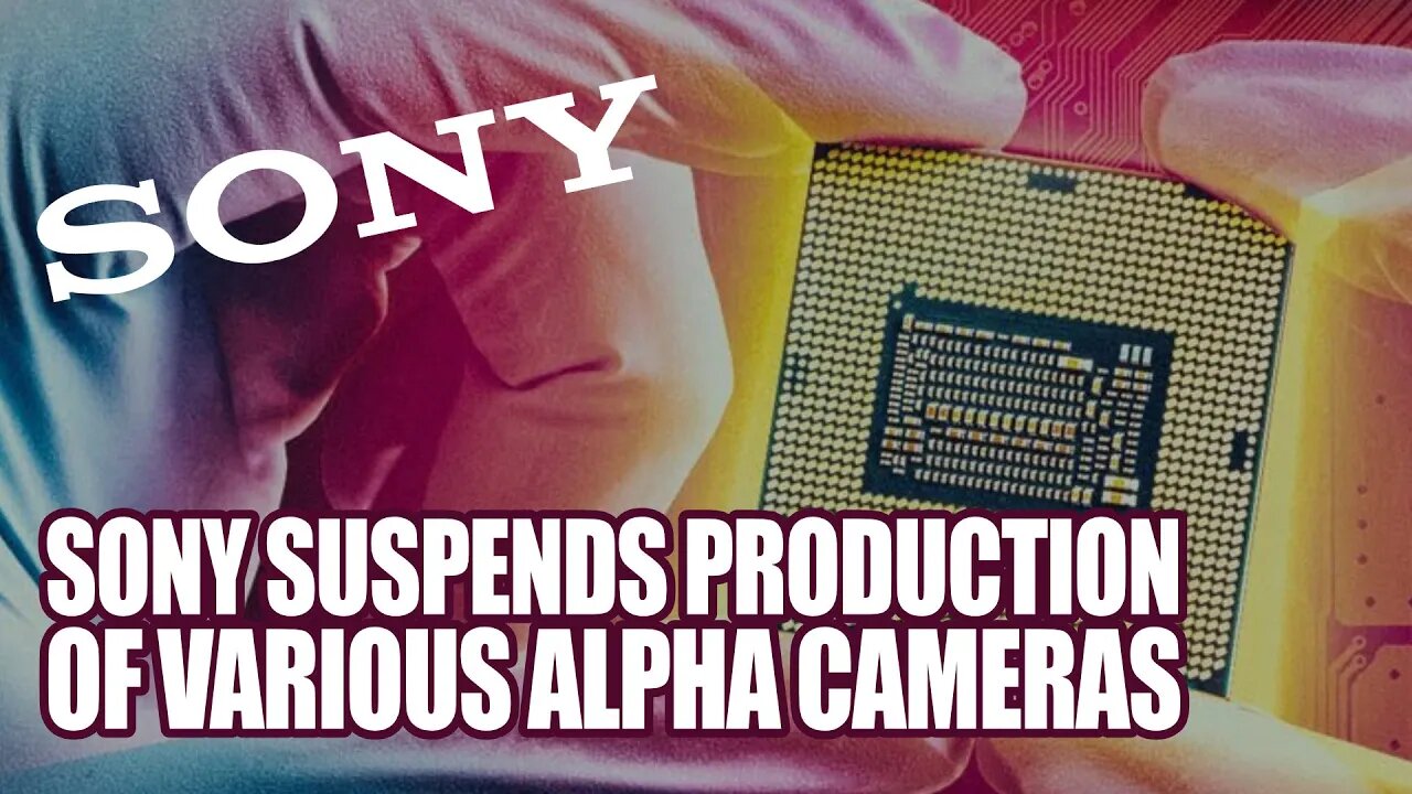 Sony Suspends Production Of Various Alpha Cameras