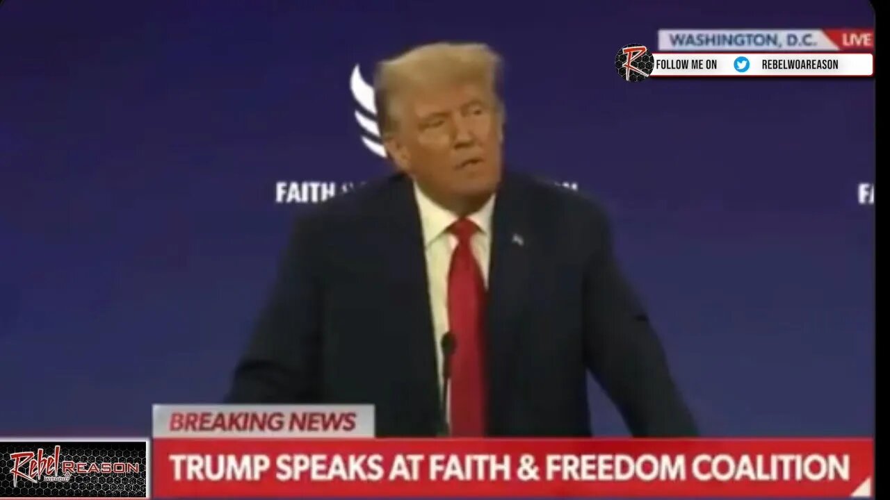 Trump reads Hunter Bidens text messages at Faith and Freedom Coalition