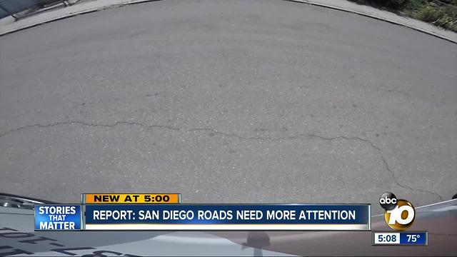 Report: San Diego roads needs more attention
