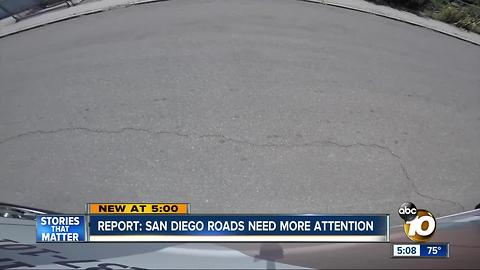 Report: San Diego roads needs more attention