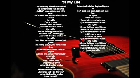 Its My Life - Bon jovi lyrics HQ