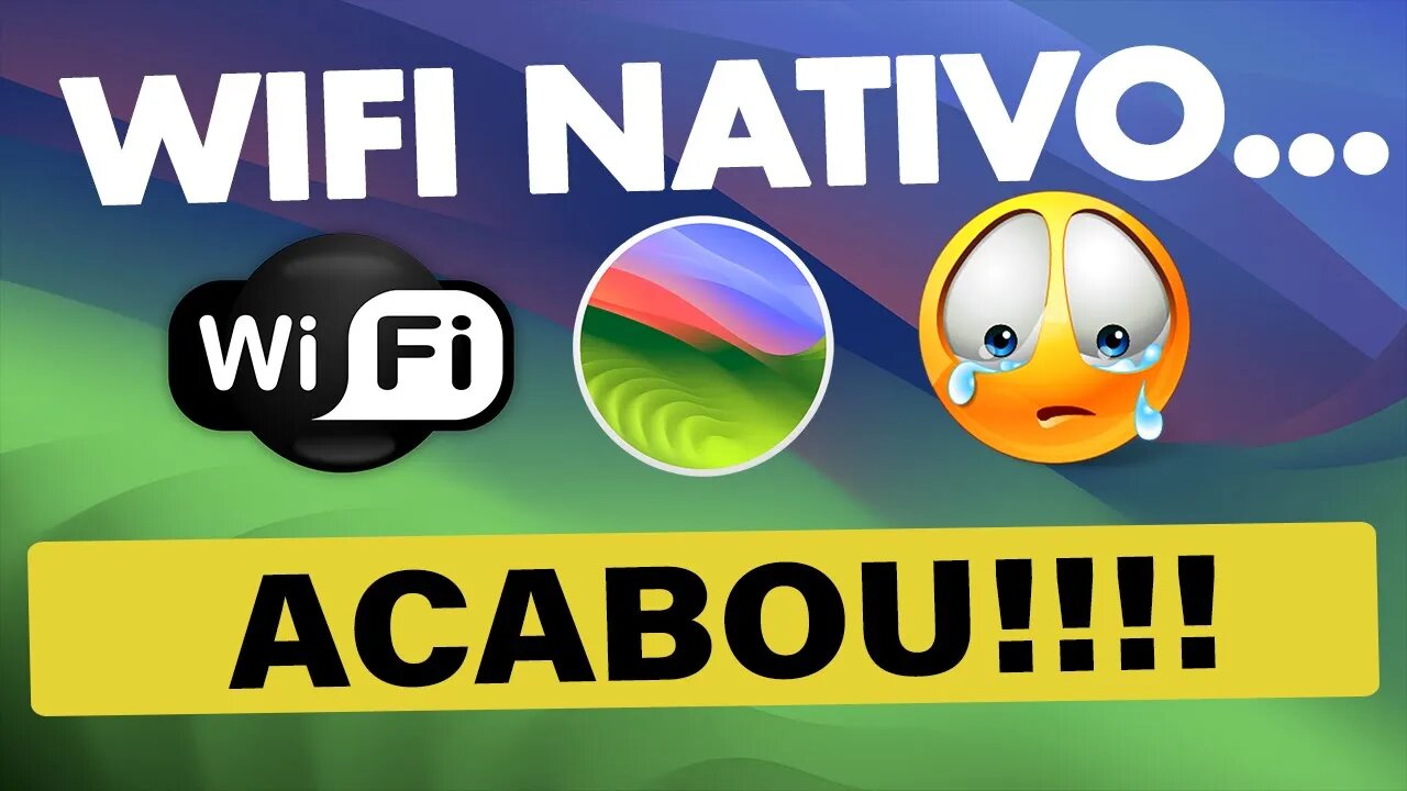 😱 #HACKINTOSH 👉 POR QUE WIFI NATIVO NÃO É MAIS NATIVO NO MacOS SONOMA EM 2023??? 🤔