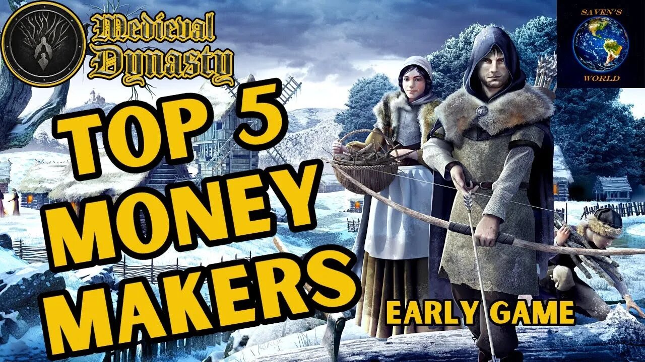 Top 5 Money Making Methods - Medieval Dynasty - Early Game