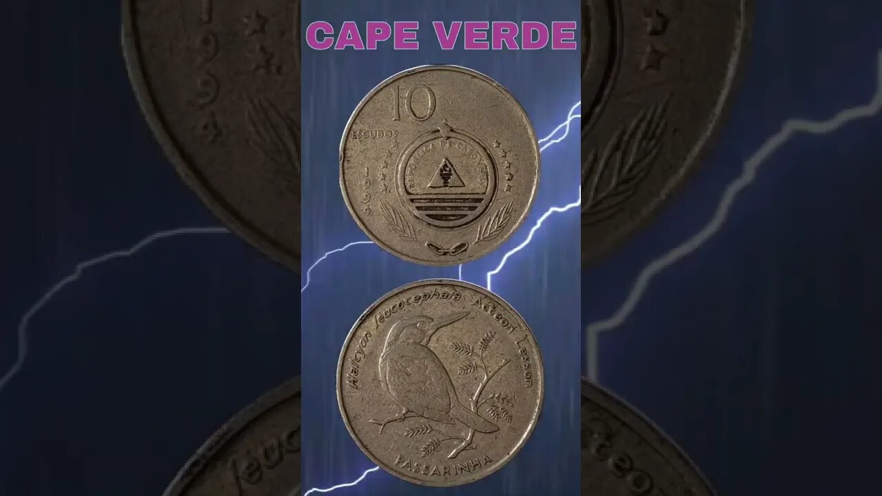 Cape verde 10 escudos 1997.#shorts #coinnotesz