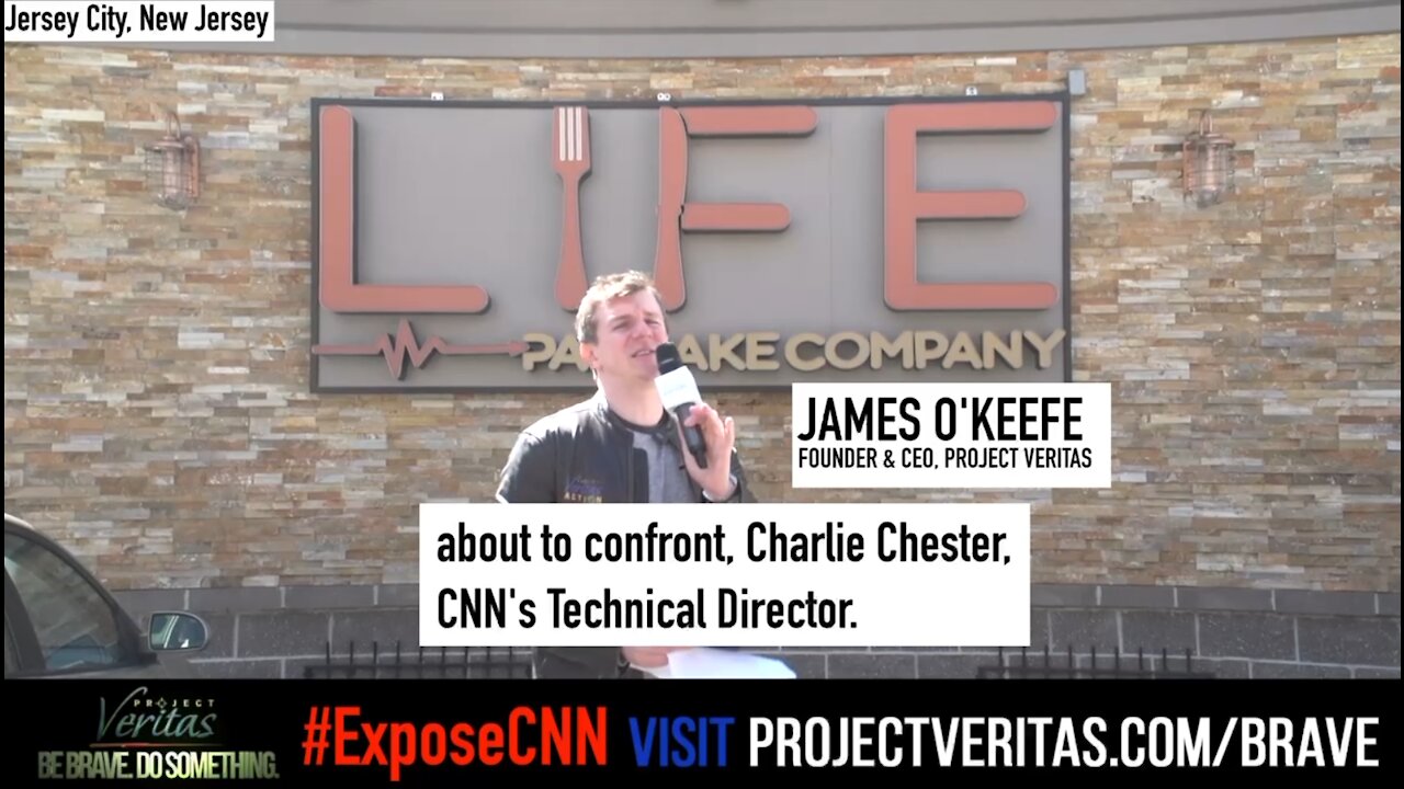 BUSTED: James O’Keefe Confronts CNN Director, Charlie Chester