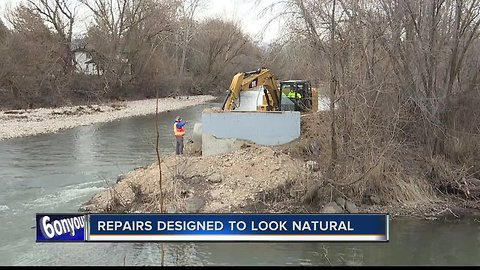 The "Art" of creating a new riverbank