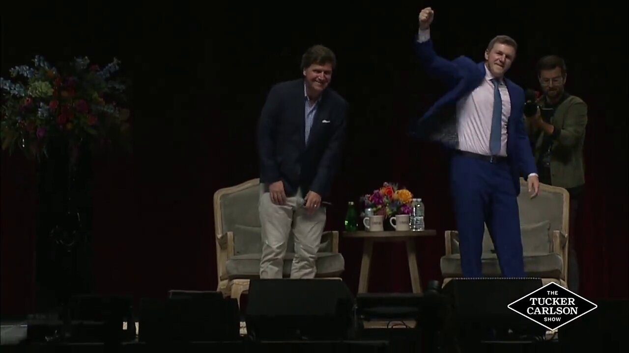 Tucker Carlson Live Tour in Fort Worth, TX with James O'Keefe and Roseanne Barr