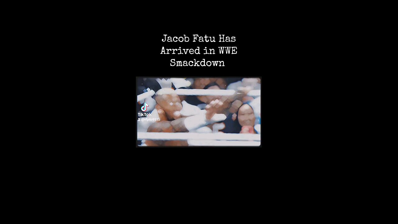 Jacob Fatu WWE Debut ☝🏾🩸🔥