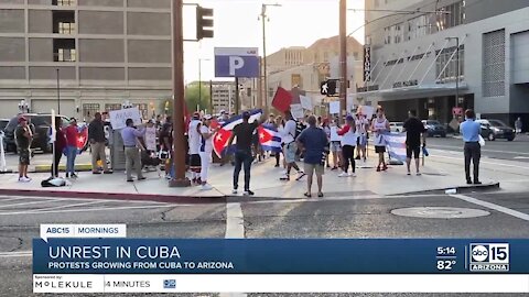 S.O.S. Cuba rallies in Arizona amid unrest