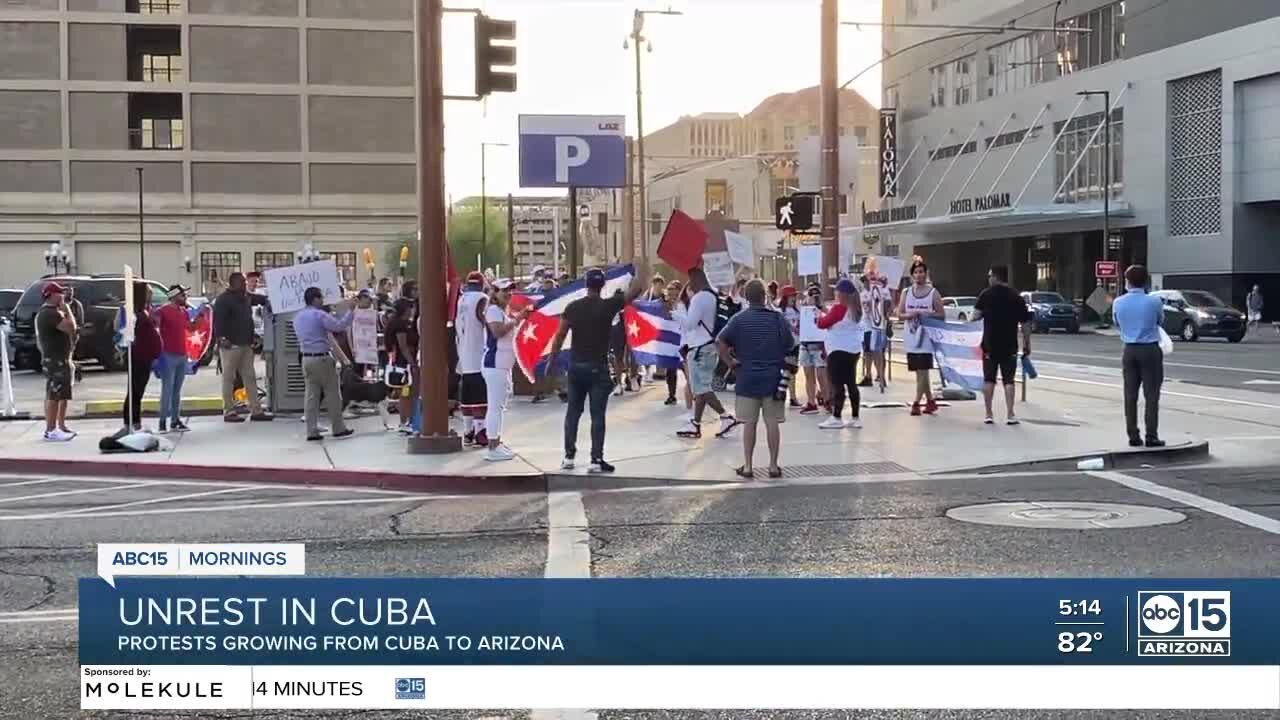 S.O.S. Cuba rallies in Arizona amid unrest