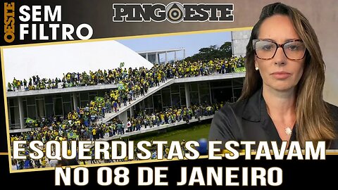 Filiados a partidos de esquerda estavam no 08 de janeiro [ANA PAULA HENKEL]