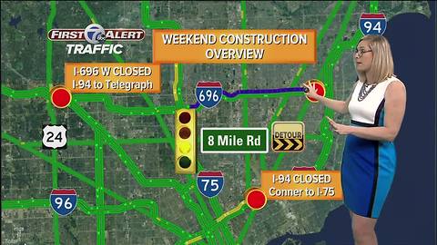 Westbound I-696 closing in Oakland County for third straight weekend