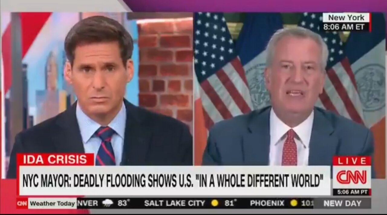 NYC Mayor: We Need To Implement More Travel Bans Because ... Climate Change