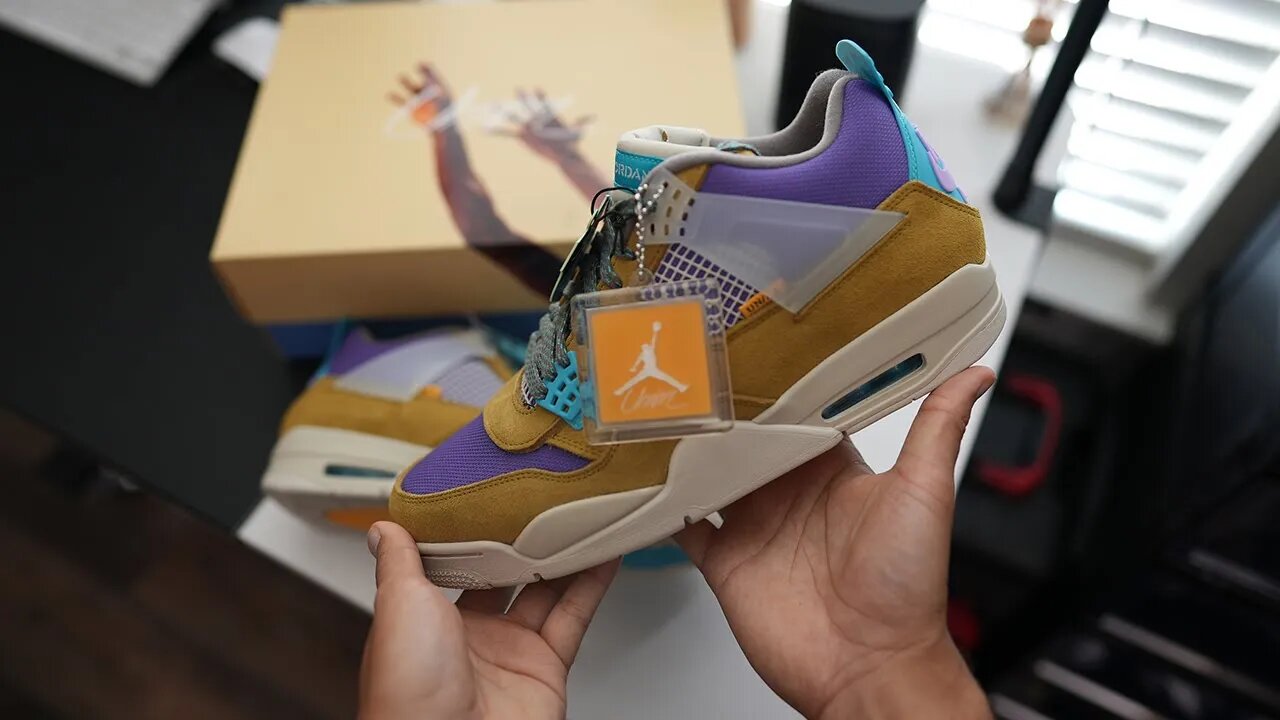 Air Jordan 4 Union Desert Moss Unboxing & On-Feet Review | Worth $225?