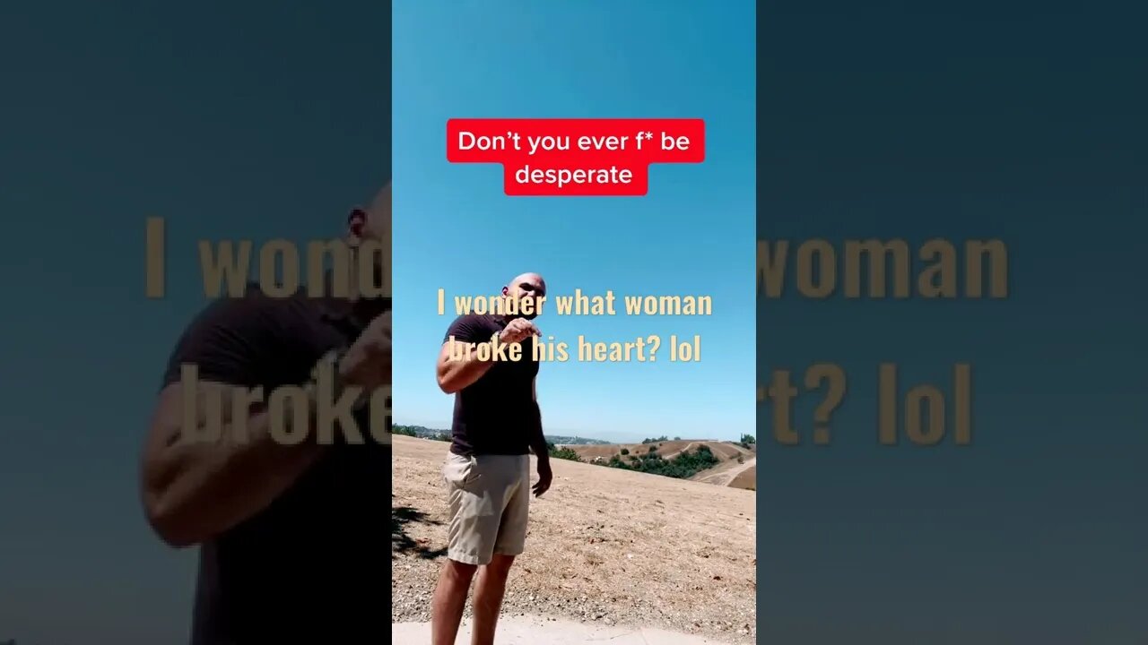 Man gets his heart broken bad by woman lol.