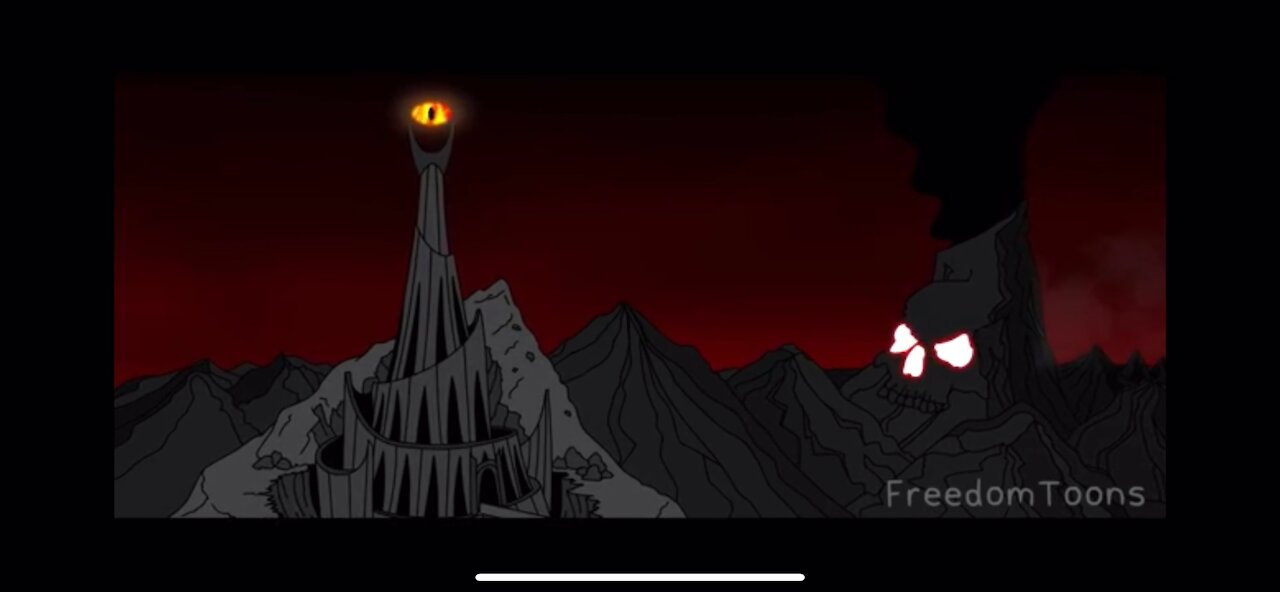 Freedom cartoon #1 one COVID to rule them all