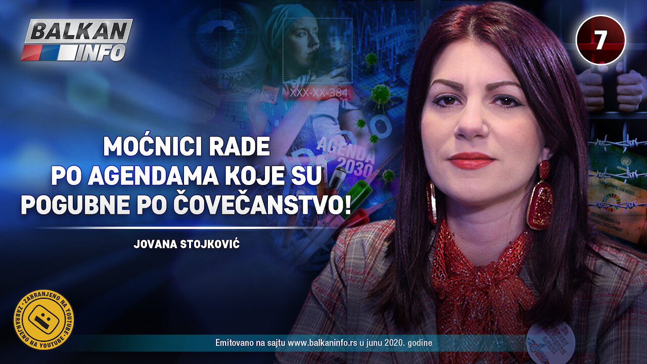 INTERVJU: Jovana Stojković – Moćnici rade po agendama koje su pogubne po čovečanstvo! (14.6.2020)