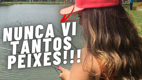 the gabiis pescaria - IMPRESSIONANTE O TANTO DE PEIXES QUE ESTE LUGAR TEM!!! Pesca no Pesqueiro takamoris
