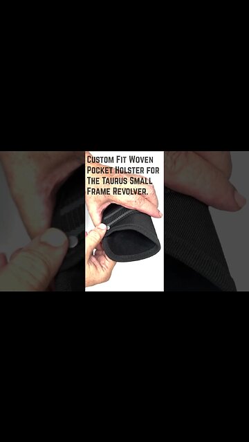 Garrison Grip Custom Fit Woven Pocket Holster for the Taurus Small Frame Revolveler all Calibers.