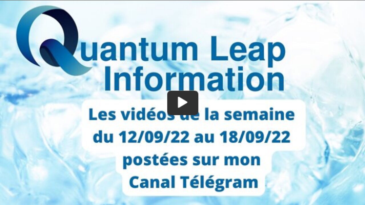 COMPIL DES VIDÉOS SEMAINE 120922 AU 180922