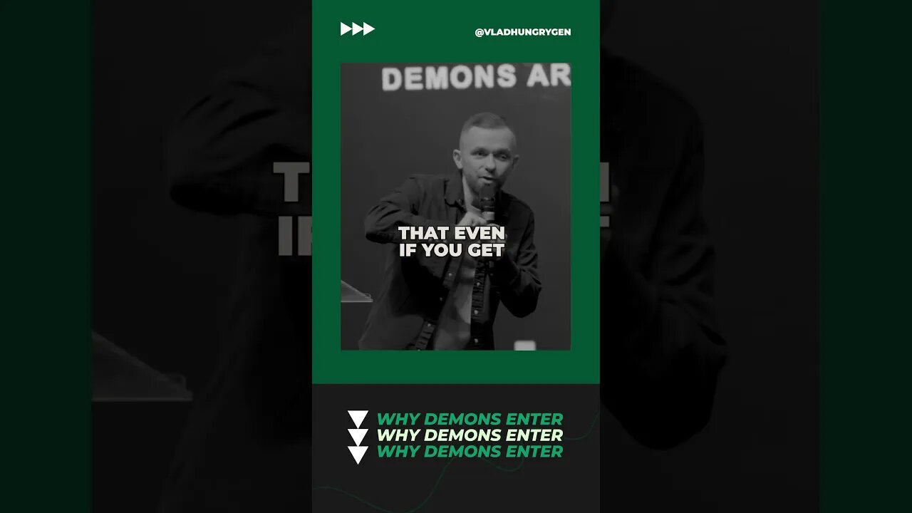 These are the three ways a demon can enter YOU!