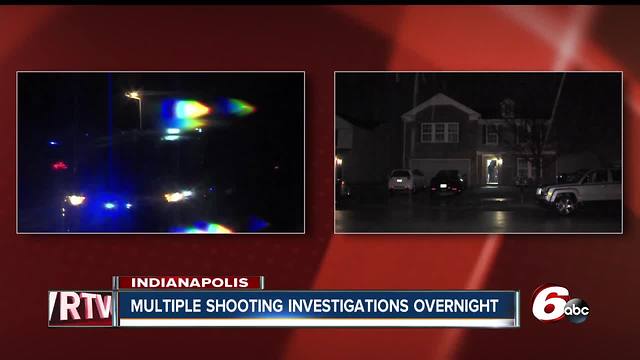 Five shootings in six hours during for violent night in Indianapolis