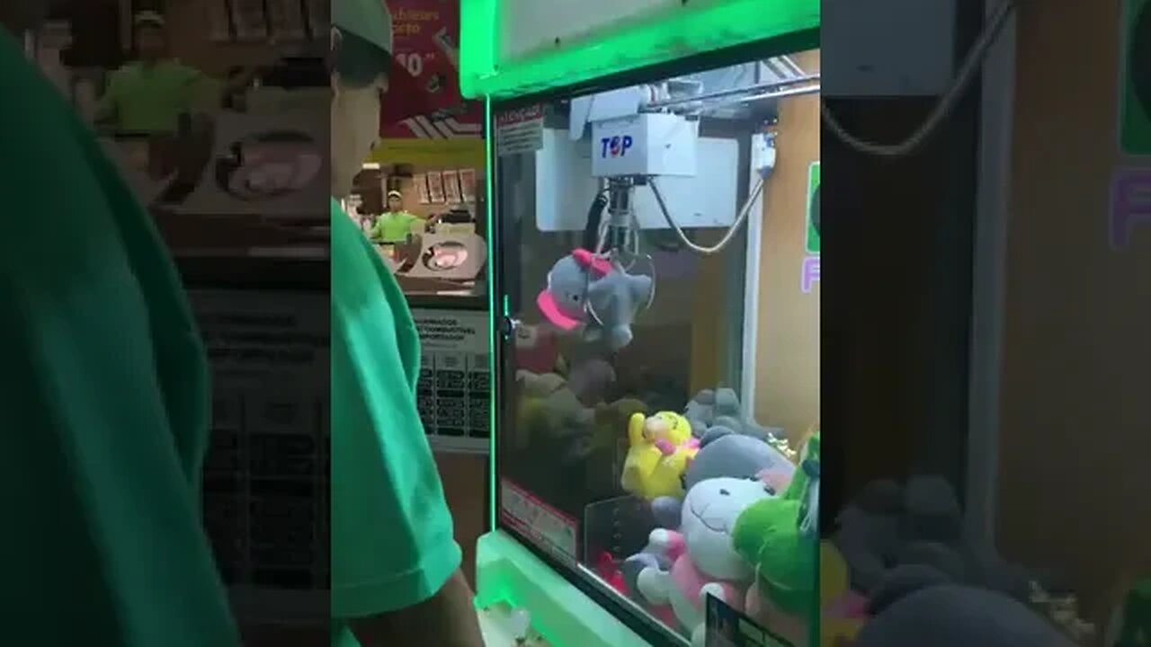 A different kind of claw machine