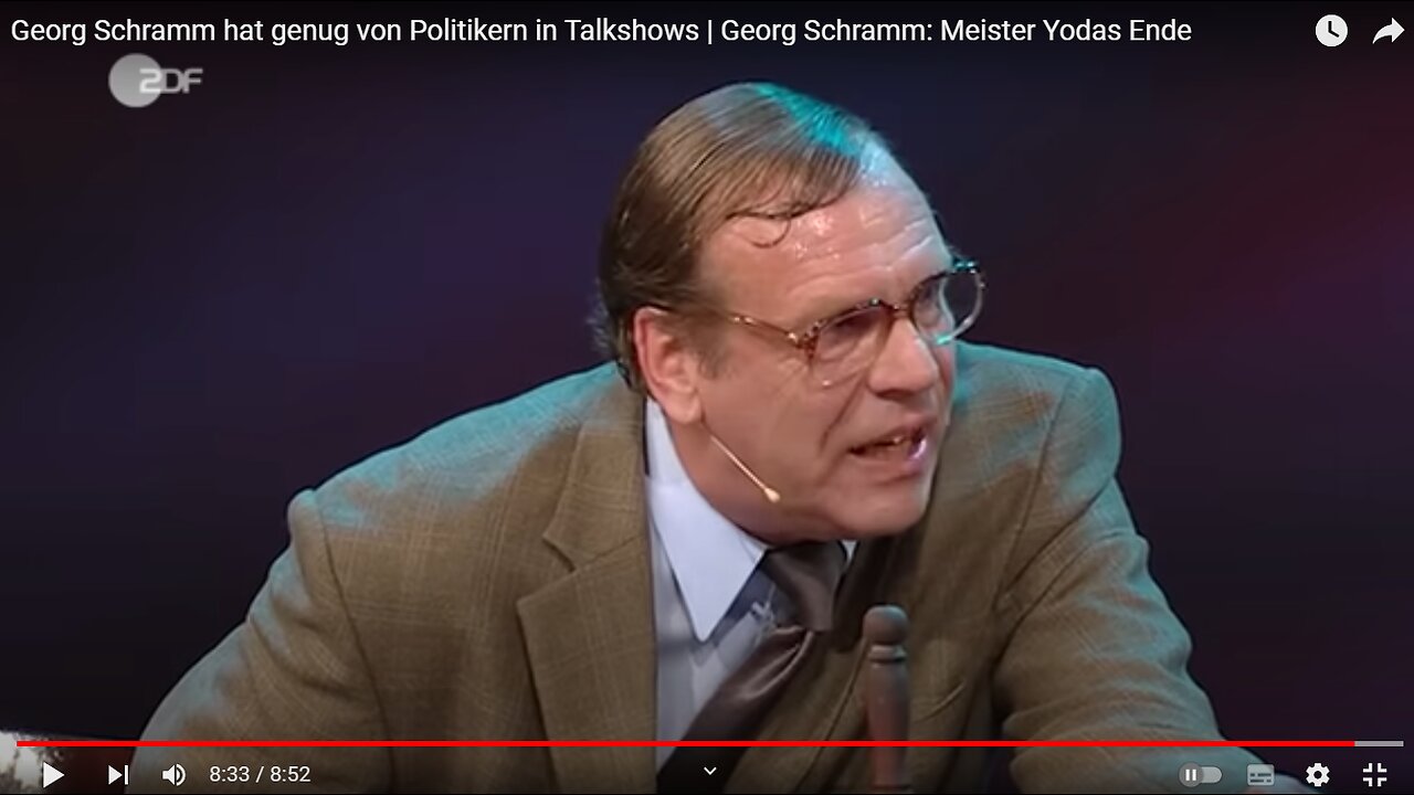 Immer mehr als Aktuell: Georg Schramm hat genug von Politikern