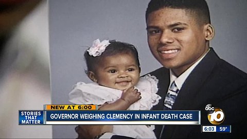 Governor weighing clemnecy in infant death case