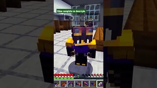 MINECRAFT: ATHOS TENTA SACAR DINHEIRO NO BANCO #shorts