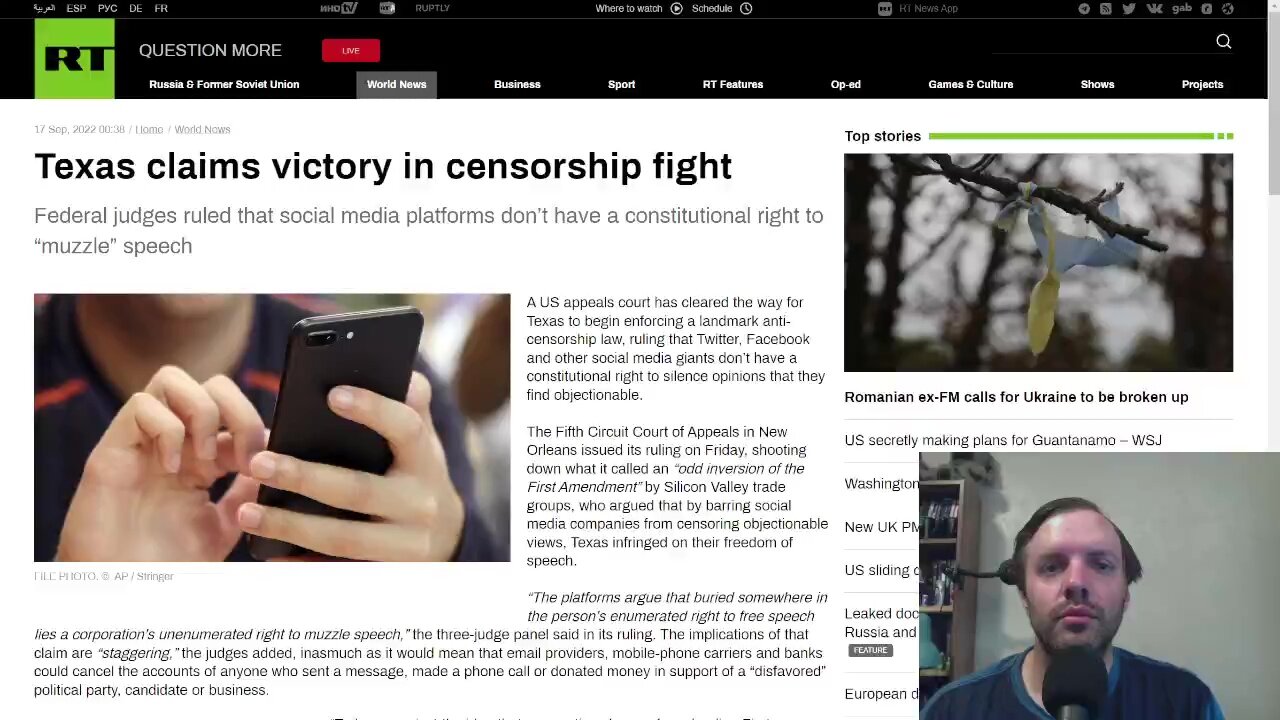 Texas claims victory in censorship fight