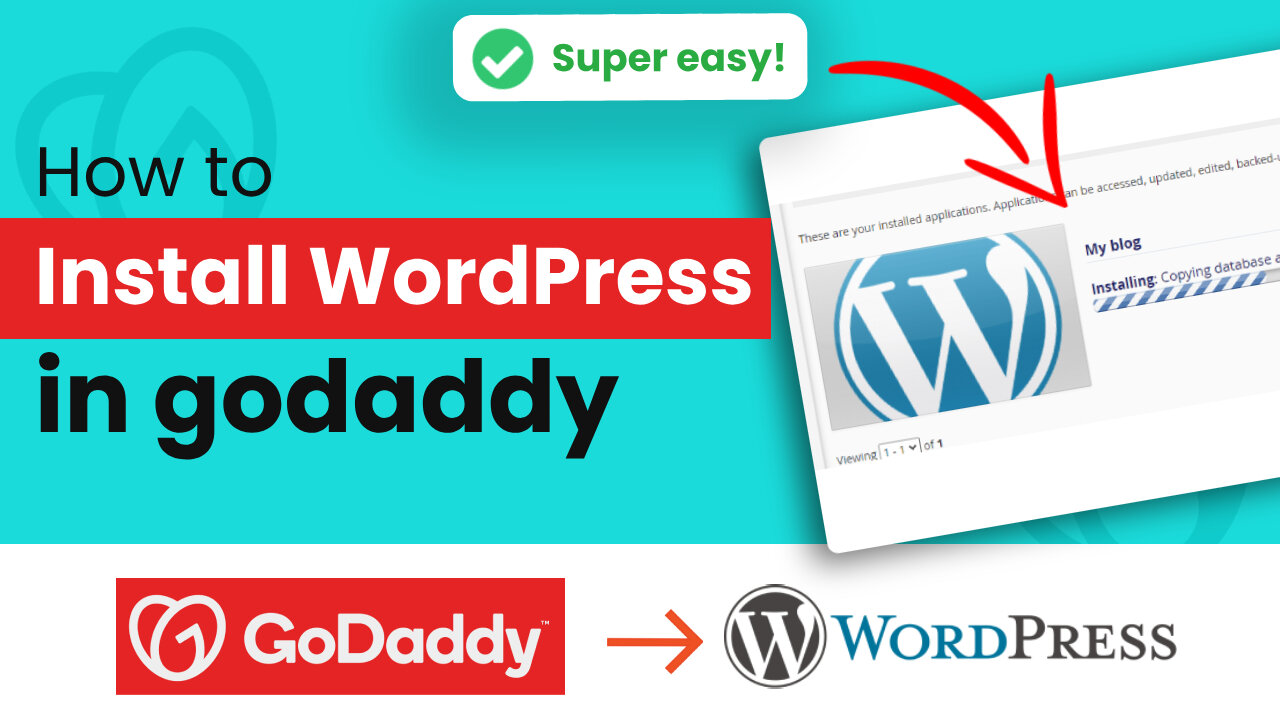 How to install WordPress in cPanel GoDaddy