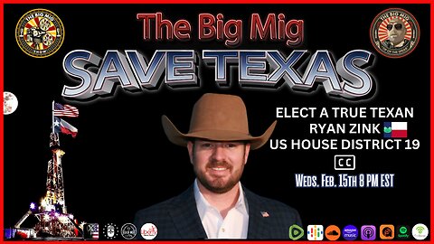 SAVE TEXAS, VOTE AMERICA FIRST, RYAN ZINK TX-19