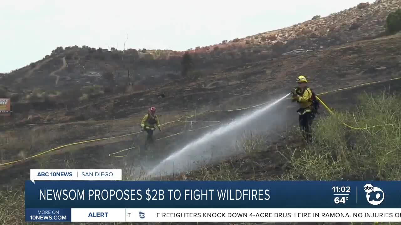 Newsom proposes $2B to fight wildfires