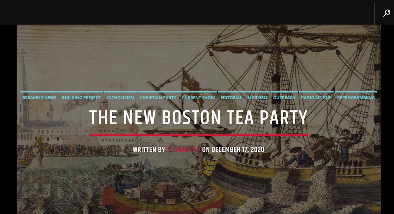 The New Boston Tea Party