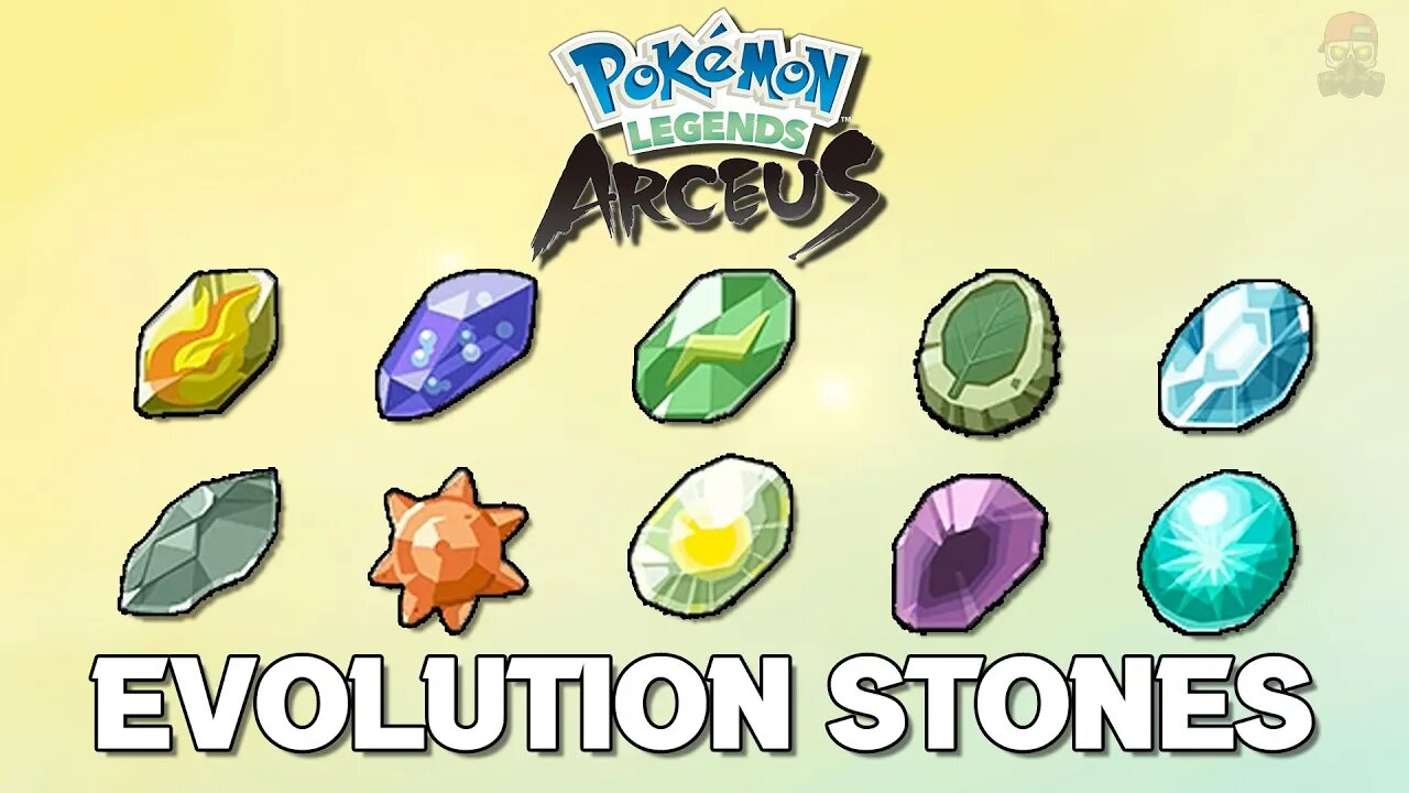 Pokemon Legends Arceus - Complete In-Depth Evolution Stones Guide