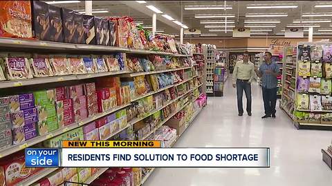 A community takes a food shortage into their own hands