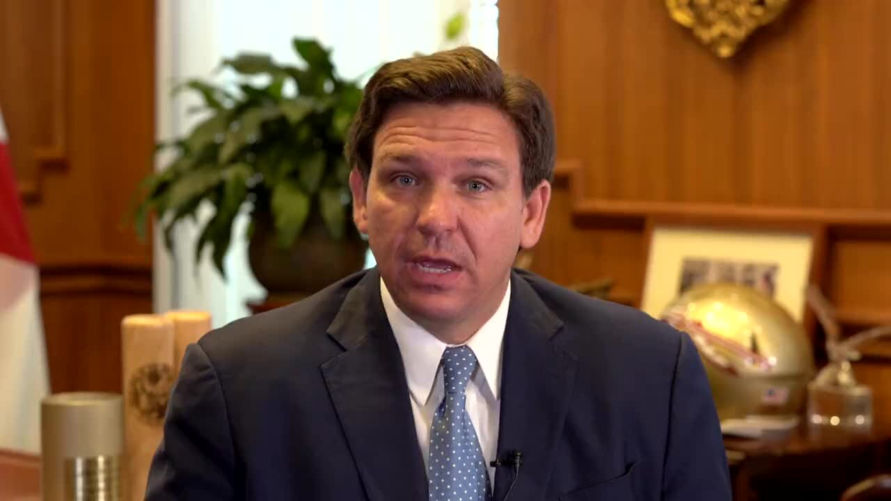 Gov. Desantis: 'For All The Businesses, We Are Recommending Officially Against Forced Masking Policies.'