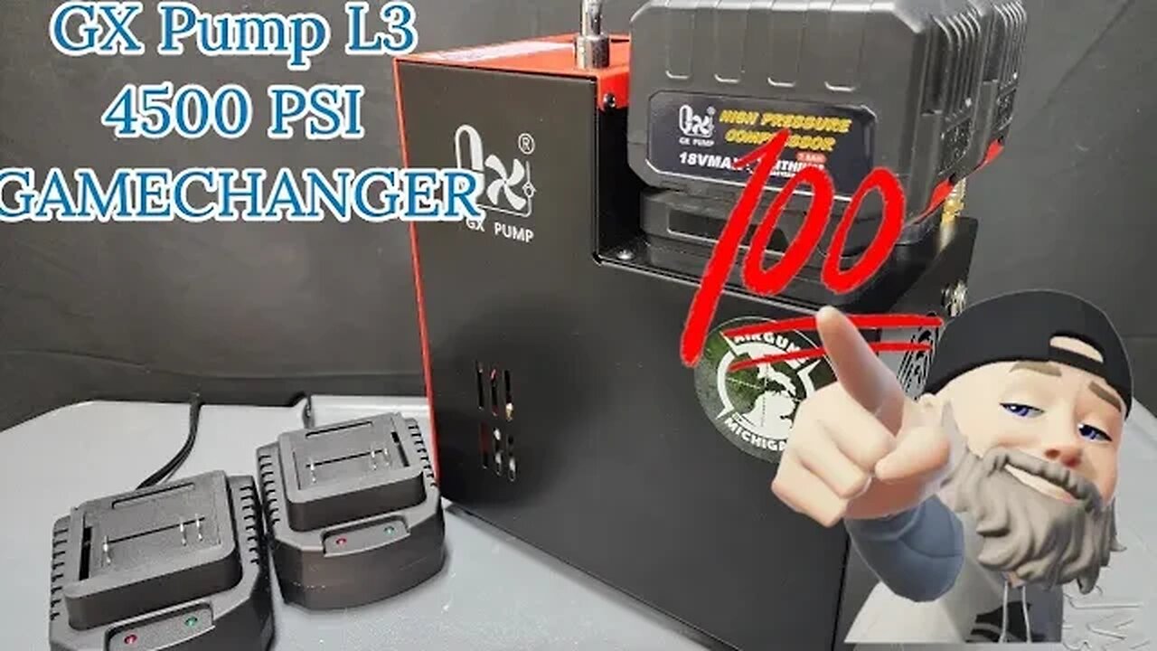 GX Pump L3 - Best Portable PCP Compressor