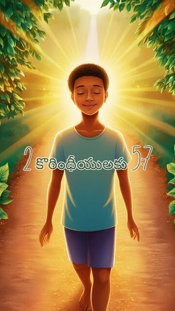 2 కొరింథీయులకు 5:7 - గనుక ఈ దేహములో నివసించు చున్నంతకాలము ప్రభువునకు దూరముగా ఉన్నామని యెరిగి...