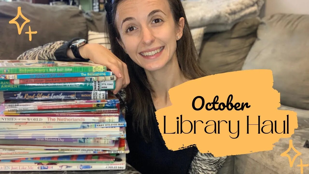 Library Book Haul || Homeschool Library books