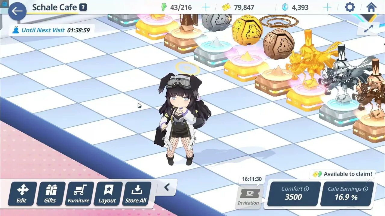 Hibiki in the Cafe