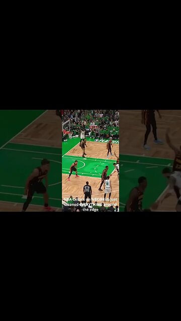 NBA Celtics on NBC@Rob just cleaned EVERYTHING around the edge #shorts #playoffs