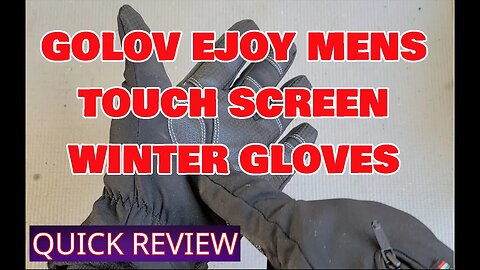 Men's Winter Touch Screen Gloves